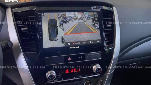 Màn hình DVD Android liền camera 360 xe Mitsubishi Pajero Sport 2018 - nay | Bravigo Ultimate (4G+64G)  
